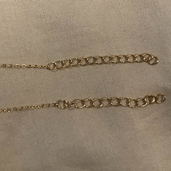 Heart and Heart Key Necklace Set in Gold Tone - New, never worn - Picture 11 of 13